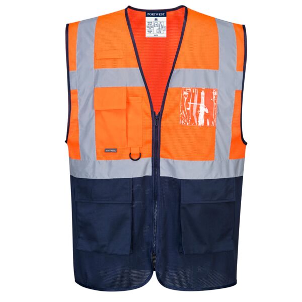 Hi-Vis Mesh Contrast Executive Vest  Thumbnail