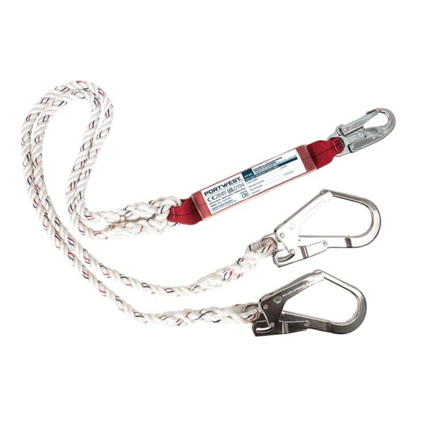 Double 1.8m Lanyard With Shock Absorber Thumbnail