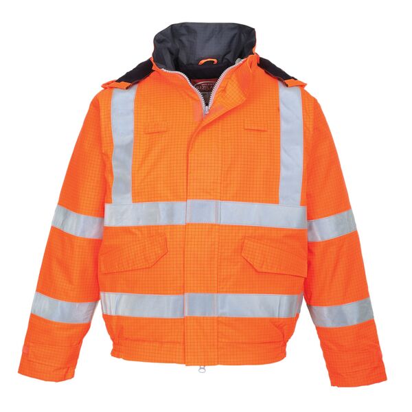 Bizflame Rain Hi-Vis Antistatic FR Bomber Jacket Thumbnail