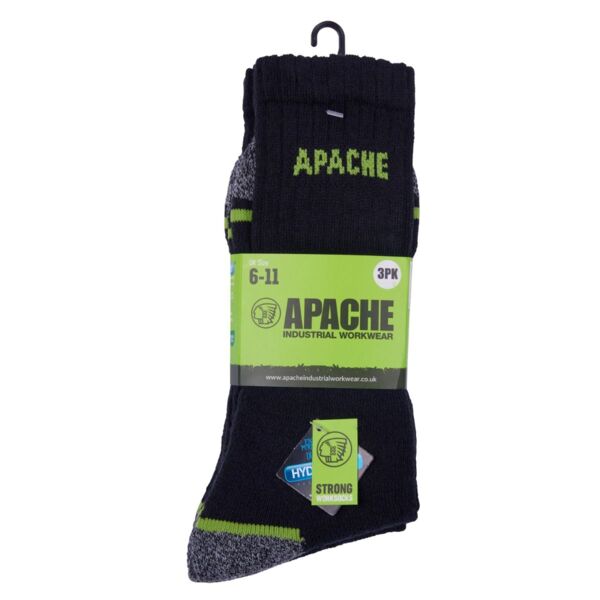 Apache 3 Pack Work Sock Thumbnail